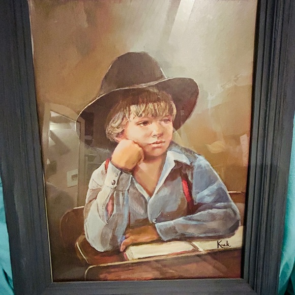 Vintage Painting from 1970’s by Sandra Kuck - Picture 6 of 7